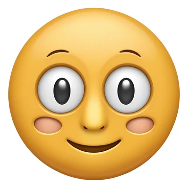 Front view monocle emoji, fully visible and centered with smooth, rounded, slightly inflated shapes.
Soft 3D emoji look with gentle depth.
Clean isolated object, no background, PNG cut-out style. sticker