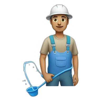 man-irrigator sticker