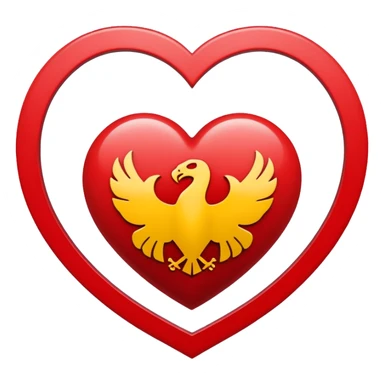 Wu-Tang Clan logo inside a heart sticker