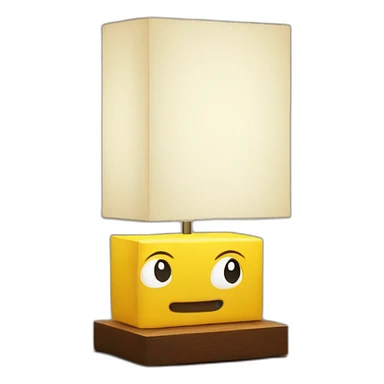 box toys lamp sticker