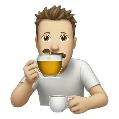 Spill the tea sticker