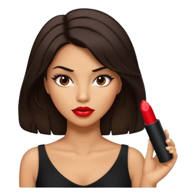 Sassy hair flip  sticker