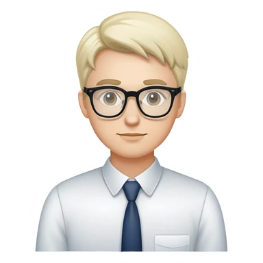 Pale fiancé at work sticker