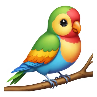 A love bird sticker