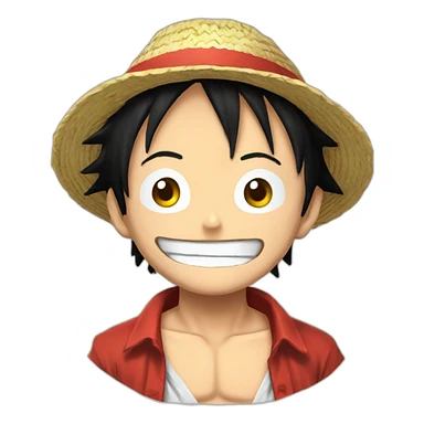 Luffy quu sticker