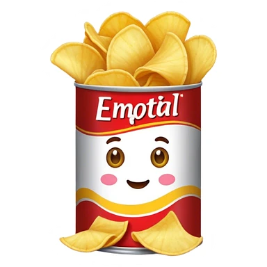 potato chips can sticker