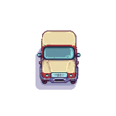 city bus public transportation sticker