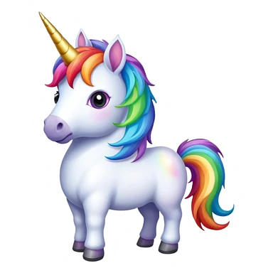 Unicorn rainbow sticker