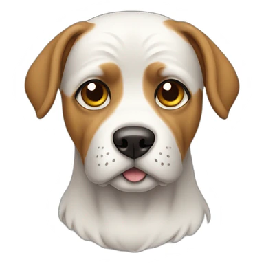 Dog wearing sweatshirt  sticker