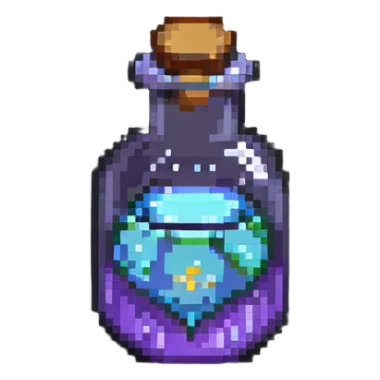 Potion bottle sticker