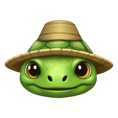 turtle sombrero sticker
