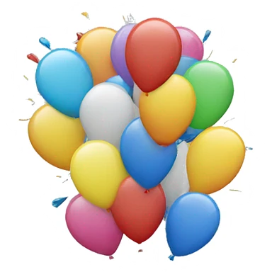 balloon bursts sticker