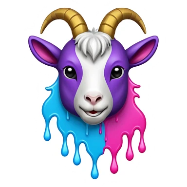 make the word "GOAT" into a hiphop graffiti logo sticker