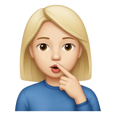 Shh-shh-shh. Quiet. Shut up sticker