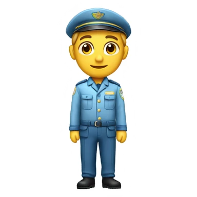postman uniform light blue sticker