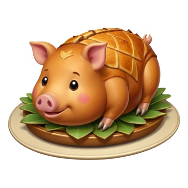 roasted joint of pork food sticker