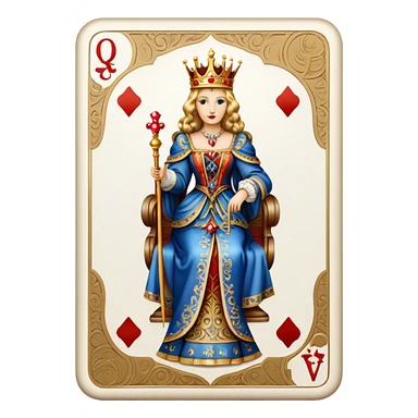 queen of clubs sticker