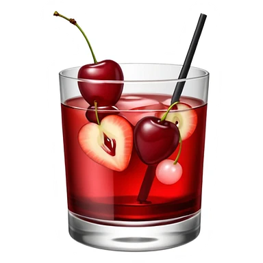 Mach mir einen Cherry Manhattan Cocktail  sticker