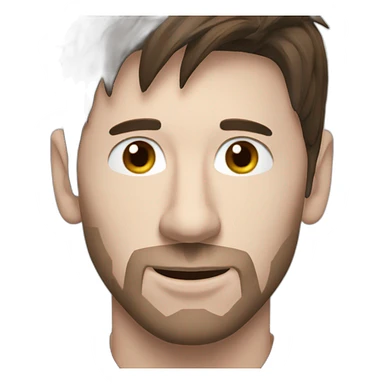 Messi in red sticker