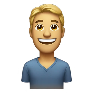 Jim lombriz sonriendo sticker