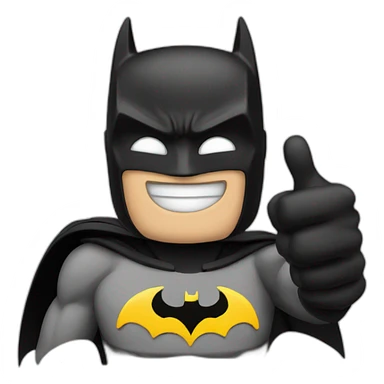 BATMAN THUMB UP sticker