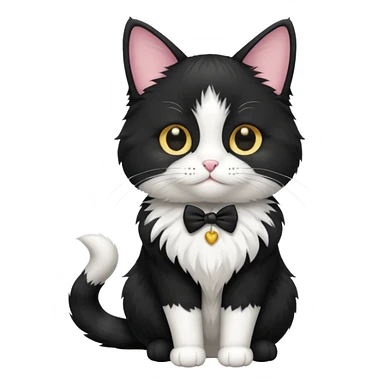 Tuxedo cat sticker