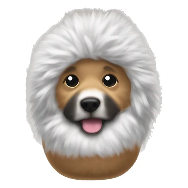 Fluffy slippers￼ sticker