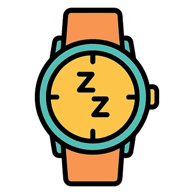 watch, simple and clear, color outline icon style sticker