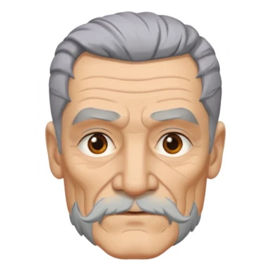 elderly tattooed knight sticker