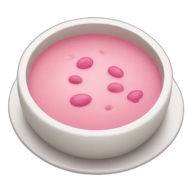 Pink soup sticker