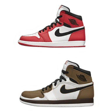 Jordan 1 shoes sticker