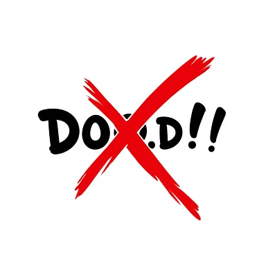 red cross as a 'no' marker for text, torn brush stroke style, inspired by eastern calligraphy, no background, 512x512px sticker