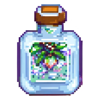 A perfume bottle sticker