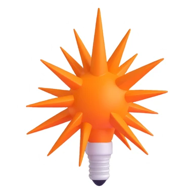 orange spark sticker
