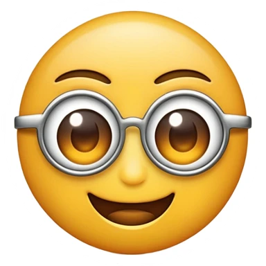 Haz un emoji con q este cansado q tenga ojeras, pero a este feliz así ☺️ pero que se le note  cara de cansancio sticker