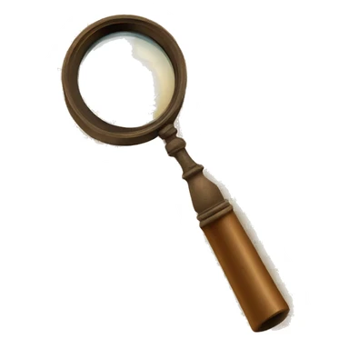 vintage open book with magnifying glass sticker