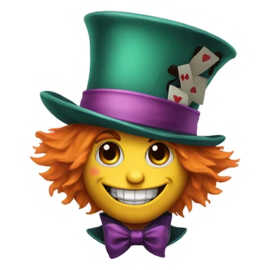 mad hatter sticker