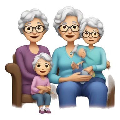 Granny with family sticker