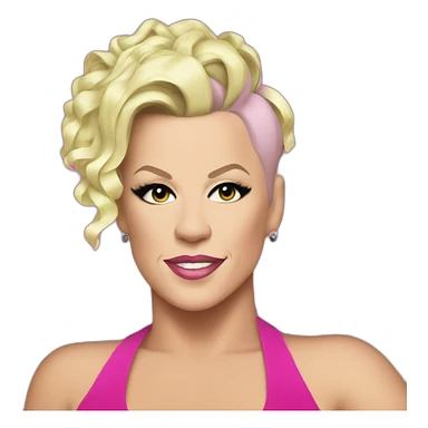Pop artist p!nk sticker