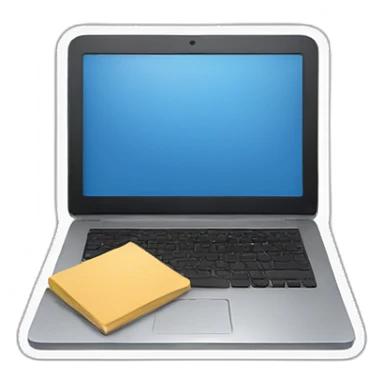 central asian with a laptop sticker