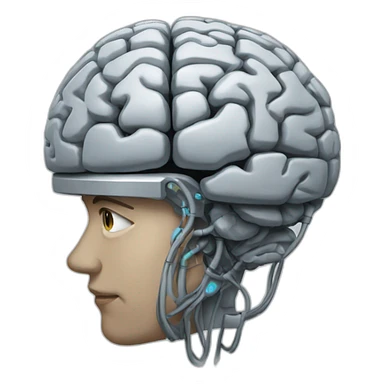 brain computer sticker