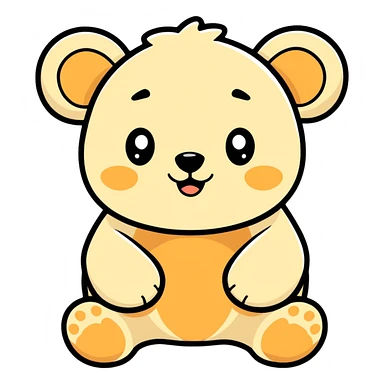 Bear cub wanting love  sticker