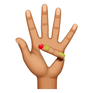 west side hand sign sticker
