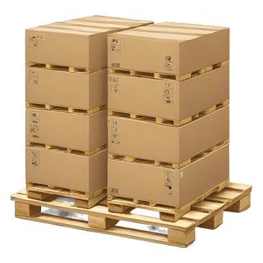 one empty pallet sticker