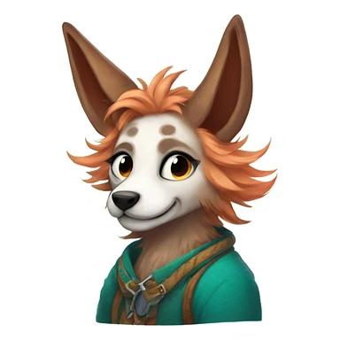Colorful Fionbri Furry by Falvie-Griffsnuff-Kamirah-LiLaiRa sticker