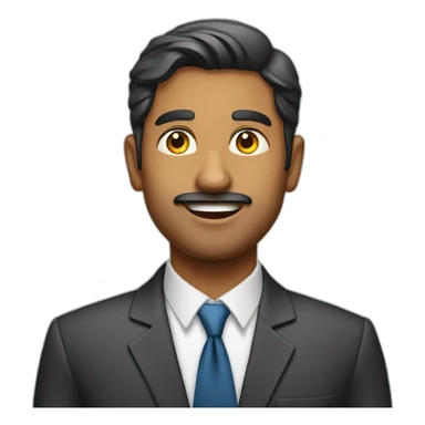 indian business man sticker