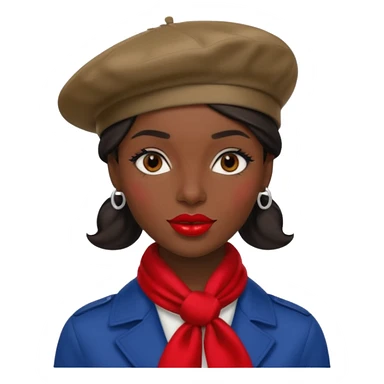 Urban French woman  sticker