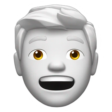 White roblox crazy avatar sticker