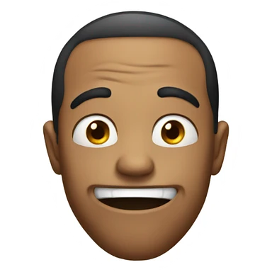 Trying not to laugh emoji sticker