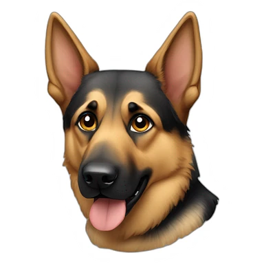 German Shepard dog sticker
